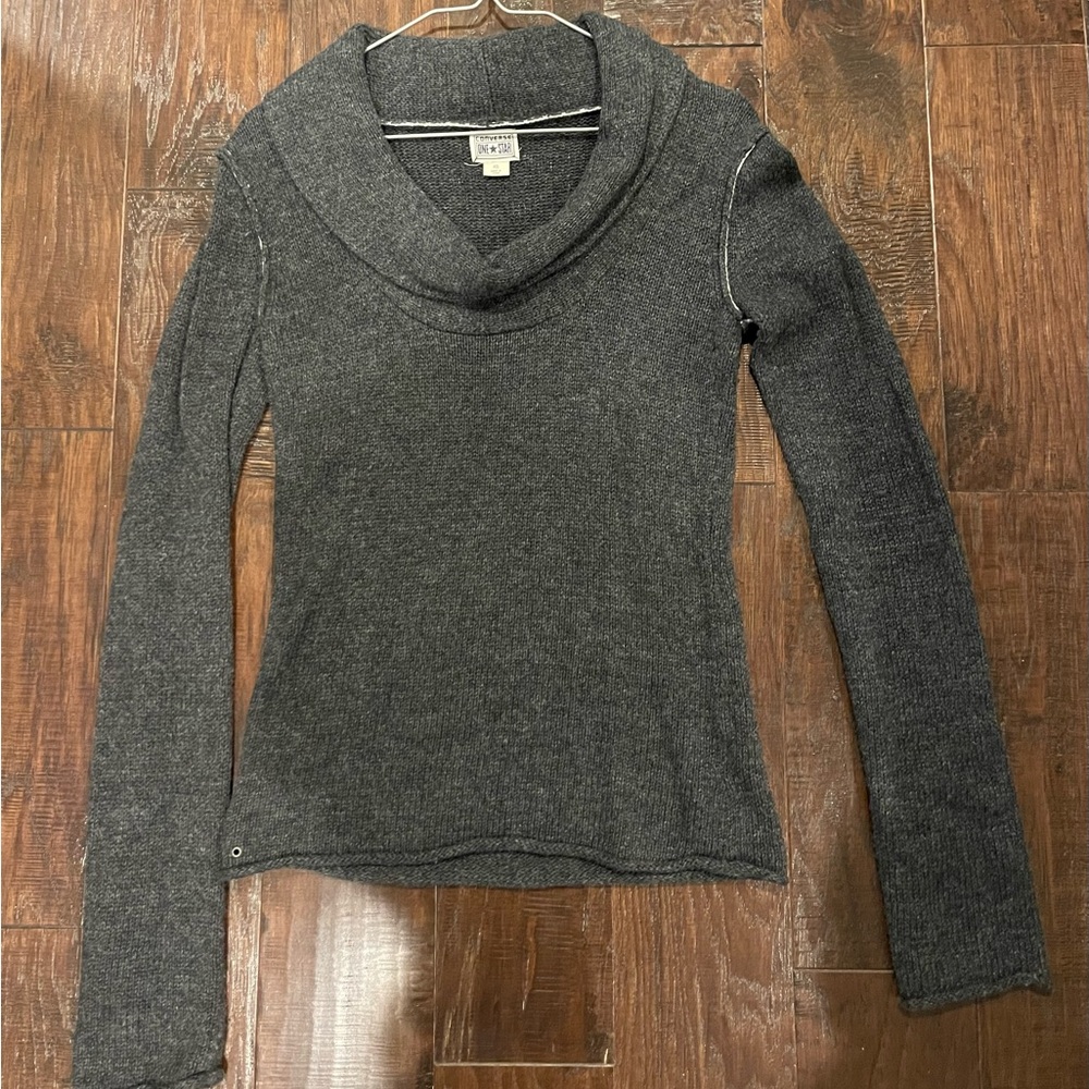 Converse cowl neck sweater size XS